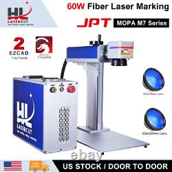 HL Laser 60W JPT MOPA M7 Fiber Laser Marking Machine Metal Jewelry Engraver