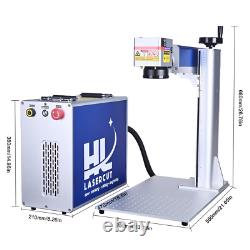HL Laser 60W JPT MOPA M7 Fiber Laser Marking Machine Metal Jewelry Engraver