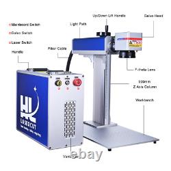 HL Laser 60W JPT MOPA M7 Fiber Laser Marking Machine Metal Jewelry Engraver