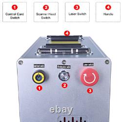 HL Laser 60W JPT MOPA M7 Fiber Laser Marking Machine Metal Jewelry Engraver