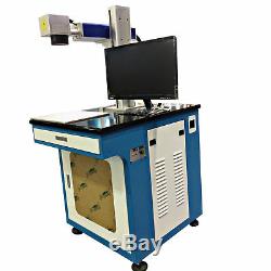 HQ 20W Fiber Laser Marking Engraving Machine For Metal Non-metal Steel Materials