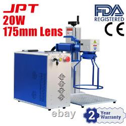 Handheld Fiber Laser Engraver Laser Marking Machine 20W JPT 175175mm Lens
