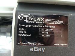 Hylax Hypertronics HT5000 Fiber Laser Trimming / Cutting / Marking Set, Software