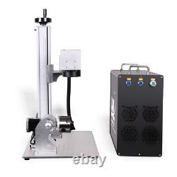 JCZ JPT 50W 175x175mm ezcad 2 metal deep engraving fiber laser marking machine