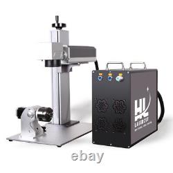 JCZ JPT 50W 175x175mm ezcad 2 metal deep engraving fiber laser marking machine