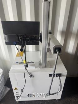 JK-60 Fiber Laser Marking / Metal Engraving Machine 300 × 300 mm Field