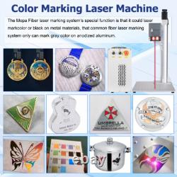 JPT 100W 2.5D Mopa M7 Fiber Laser Marking Machine EZCAD3 Deep Relief Marking US