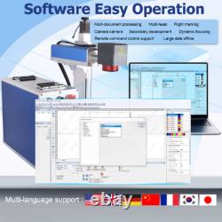 JPT 100W 2.5D Mopa M7 Fiber Laser Marking Machine EZCAD3 Deep Relief Marking US