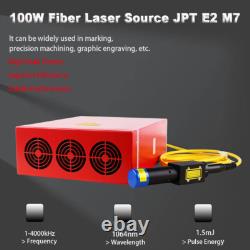 JPT 100W E2 Fiber Laser Marking Machine Precision for Jewelry/Tools/Electronics