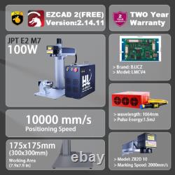 JPT 100W E2 Fiber Laser Marking Machine Precision for Jewelry/Tools/Electronics