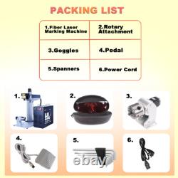 JPT 100W E2 M7 MOPA Fiber Laser Marking Machine JCZ EZCAD2 Motorized Z Axis
