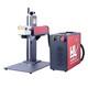 Jpt 100w Fiber Laser Marking Machine Challenge Coin Name Card Engraving Machine