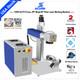 Jpt 100w Mopa Fiber Laser Marking Engraving Machine Auto Focus Rotary Axis