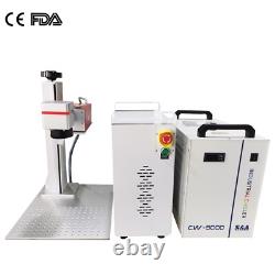 JPT 10W UV Fiber Laser Engraver Marking Machine for Wood Bottle Glass Acrylic US