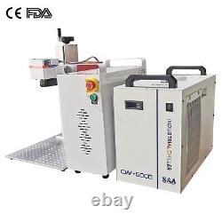 JPT 10W UV Fiber Laser Engraver Marking Machine for Wood Bottle Glass Acrylic US