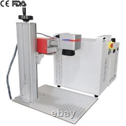JPT 10W UV Fiber Laser Engraver Marking Machine for Wood Bottle Glass Acrylic US