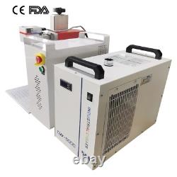 JPT 10W UV Fiber Laser Engraver Marking Machine for Wood Bottle Glass Acrylic US