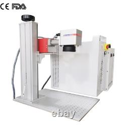 JPT 10W UV Fiber Laser Engraver Marking Machine for Wood Bottle Glass Acrylic US