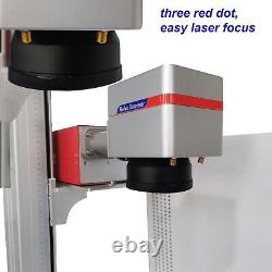 JPT 10W UV Fiber Laser Engraver Marking Machine for Wood Bottle Glass Acrylic US