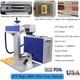 Jpt 200w M7 Mopa Fiber Laser Marking Cutting Machine Quartz Len Rotary Lightburn