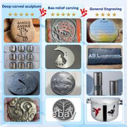 JPT 300W 2.5D Mopa M7 Fiber Laser Marking Machine EZCAD3 Deep Relief Marking US