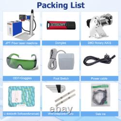 JPT 300W 2.5D Mopa M7 Fiber Laser Marking Machine EZCAD3 Deep Relief Marking US