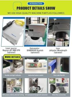 JPT 30W, 175×175mm Fiber Laser Marking Machine (Less than 20 hours Use)