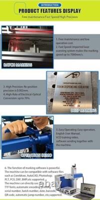 JPT 30W, 175×175mm Fiber Laser Marking Machine (Less than 20 hours Use)