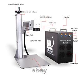 JPT 30W Fiber Laser Marking Machine for Metal Engraving 175x175mm Lens EzCad2