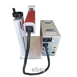 JPT 30W Fiber Laser Marking Machine for Metal Engraving 200x200mm EzCad2 110v