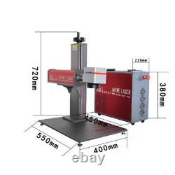 JPT 30W Portable Fiber Laser Marking Machine EZCad for metal, plastic