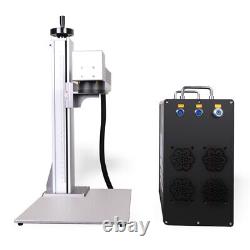 JPT 50W Fiber Laser Marking Machine 175175mm Metal Engraving EzCad2 with Rotary