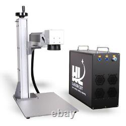 JPT 50W Fiber Laser Marking Machine 175 Lenses with Rotary 80 for Firearms