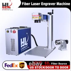 JPT 60W MOPA Fiber Laser Marking Machine Engraver for Metal/Leather/Slate