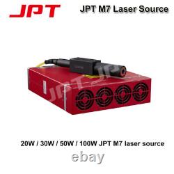 JPT 60W Mopa Fiber Laser Marking Metal Engraving Rotary axis Ezcad JCZ Board US