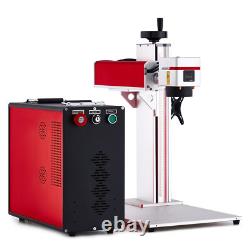 JPT 80W MOPA Fiber Laser Engraver Color Marking Machine for Metal Stain Steel