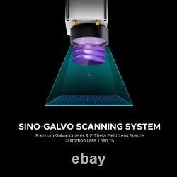 JPT 80W MOPA Fiber Laser Engraver Color Marking Machine for Metal Stain Steel