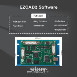 JPT E2 M7 60W Fiber Laser Marking Machine with D80 Rotary Motorized Z Axis US