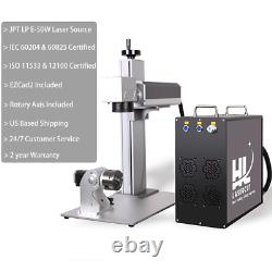 JPT LP-50W fiber laser marking engrave machine deep engraving ezcad2 genuine