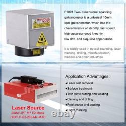 JPT M7 100W Fiber Laser Marking Machine Metal Engraver Color Marker &Rotary Axis