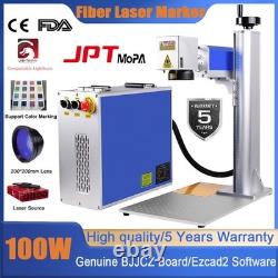 JPT M7 100W Fiber Laser Marking Machine Metal Engraver Color Marker Rotary Axis