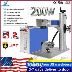 JPT M7 MOPA 200W Fiber Laser Marking Machine Metal Engraver DIY Tag Marking