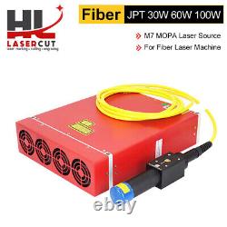 JPT M7 MOPA 30W 60W 100W Fiber Laser Source for Marking Machine With Red Dot