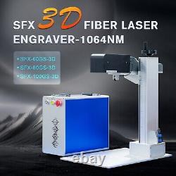 JPT MOPA 100W 3D Fiber Laser Marking Machine 200mm200mm Lens Engraving Machine