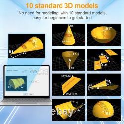 JPT MOPA 3D Fiber Laser Marking Machine Curved Relief Deep Engraving Marker