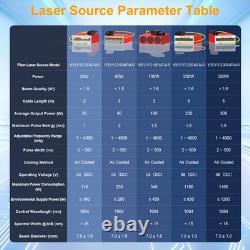 JPT MOPA 3D Fiber Laser Marking Machine Curved Relief Deep Engraving Marker
