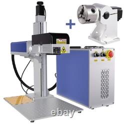 JPT MOPA 3D Fiber Laser Marking Machine Curved Relief Deep Engraving Marker