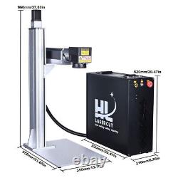 JPT MOPA M7 200W Fiber Laser Cutting Engraver Machine with 800mm Lifting Rotary