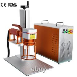 JPT MOPA M7 60W Fiber Laser Marking Machine Metal Marking with Rotary US Ship