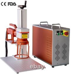 JPT MOPA M7 60W Fiber Laser Marking Machine Metal Marking with Rotary US Ship